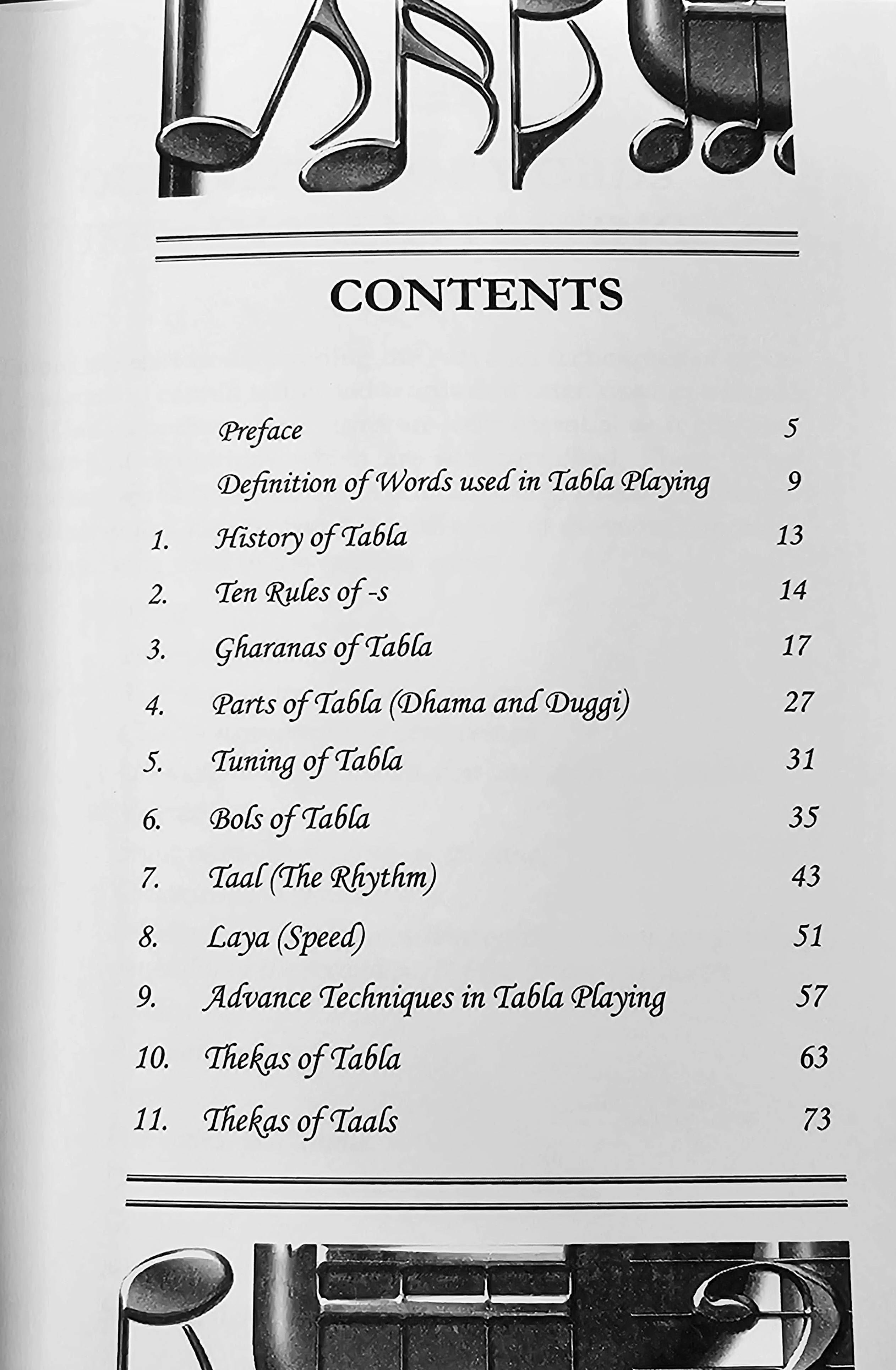 Advanced Tabla Book ("Learn to Play Tabla - 2 (An Advance Course)" By: Ram Avtar 'Vir') - Image 5