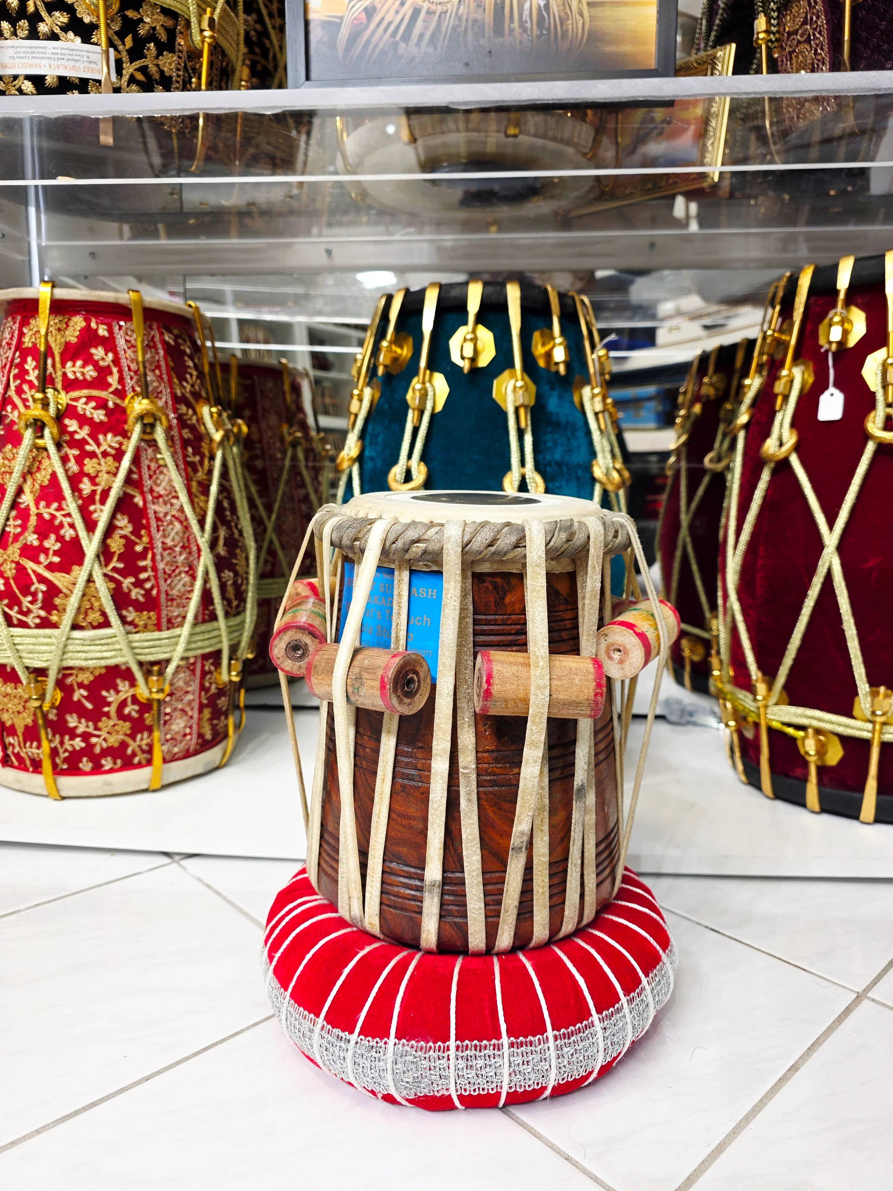 AgniNaad – 6" A/A# Red Sheesham Bharat Dayan *Minor Cosmetic Filled in Crack* Minor Ringing* - Image 3