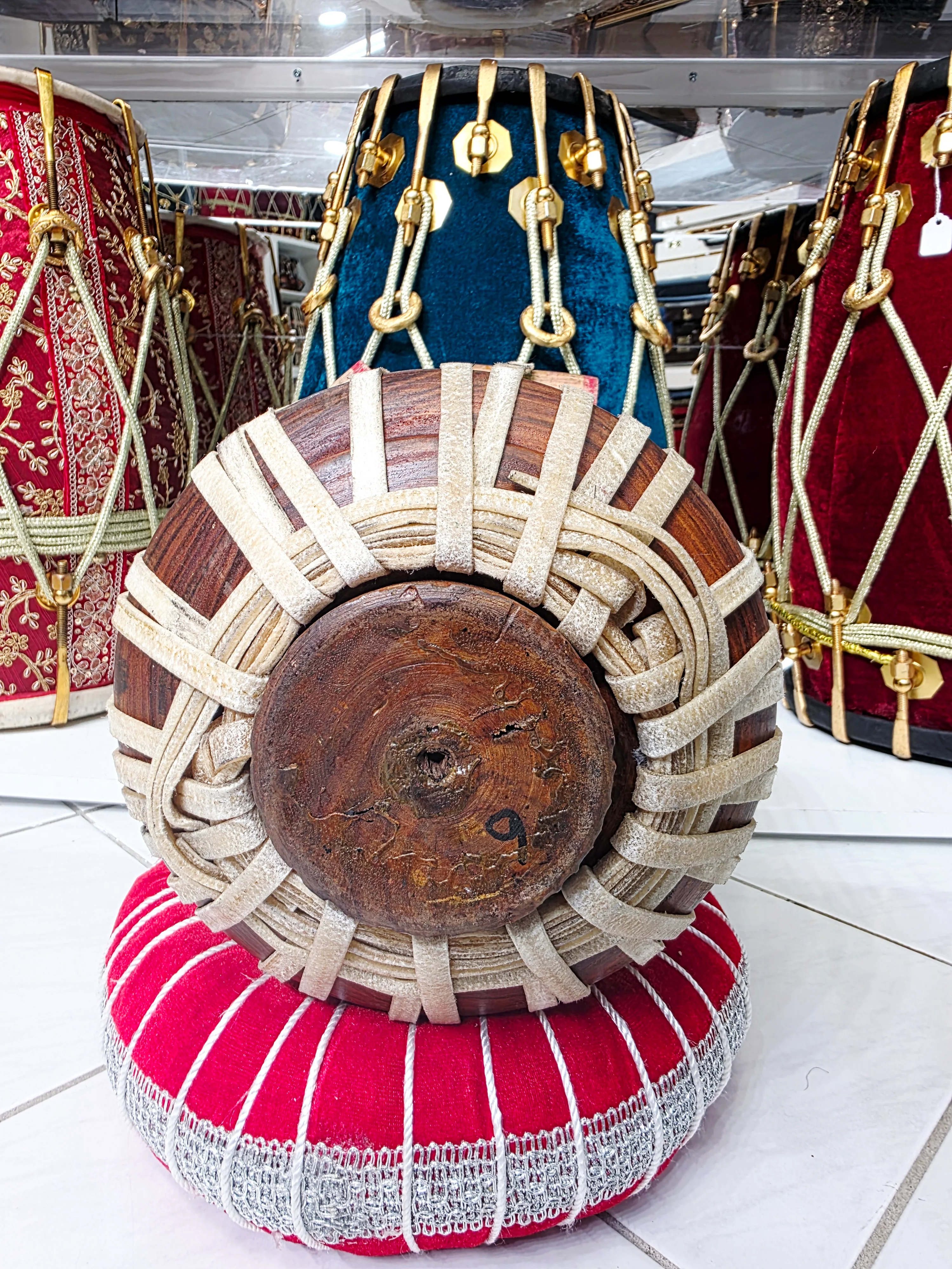 AgniNaad – 6" A/A# Red Sheesham Bharat Dayan *Minor Cosmetic Filled in Crack* Minor Ringing* - Image 6