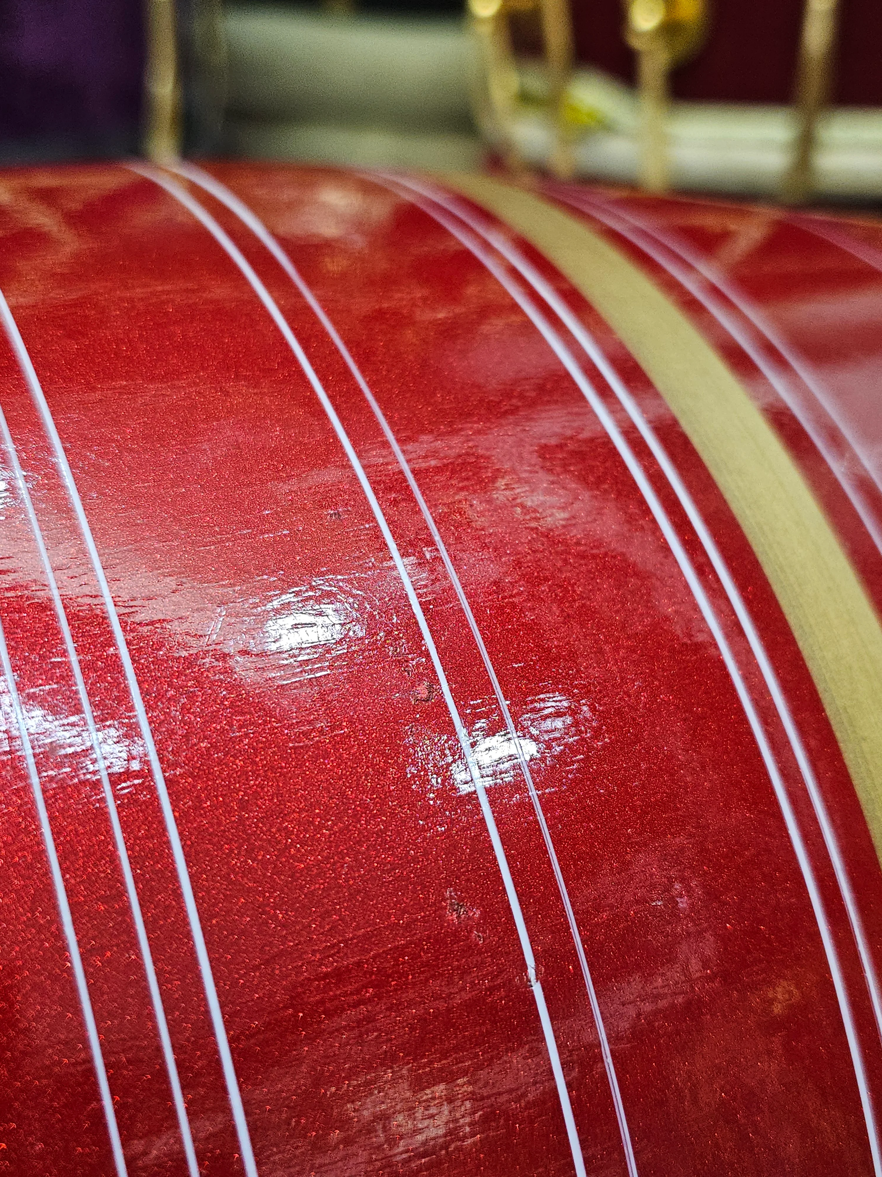 Crimson Bolt: Bolted West Indian Dholak - Image 8