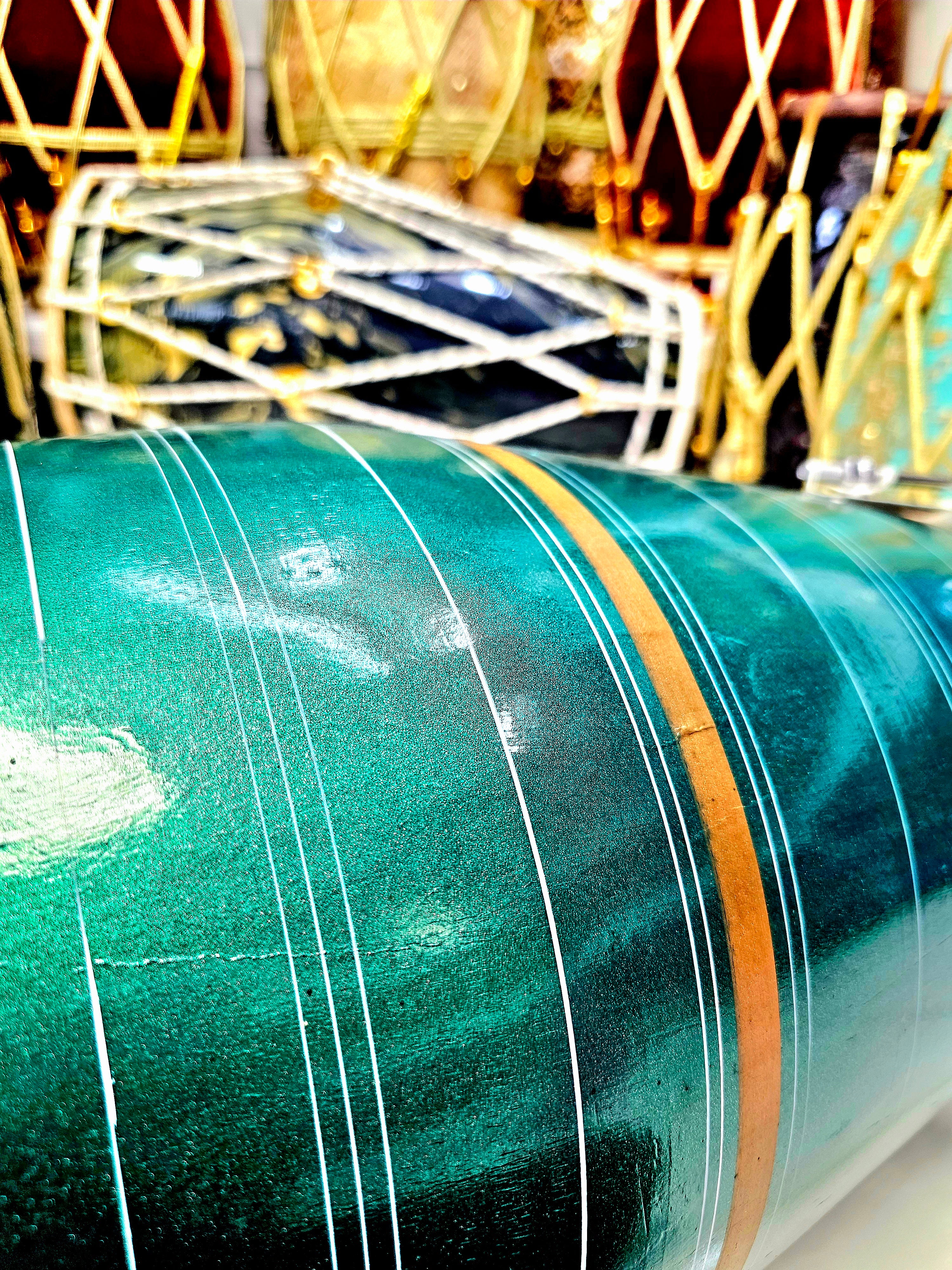 Emerald Bolt West Indian Dholak *Minor Cosmetic Defects* - Image 6