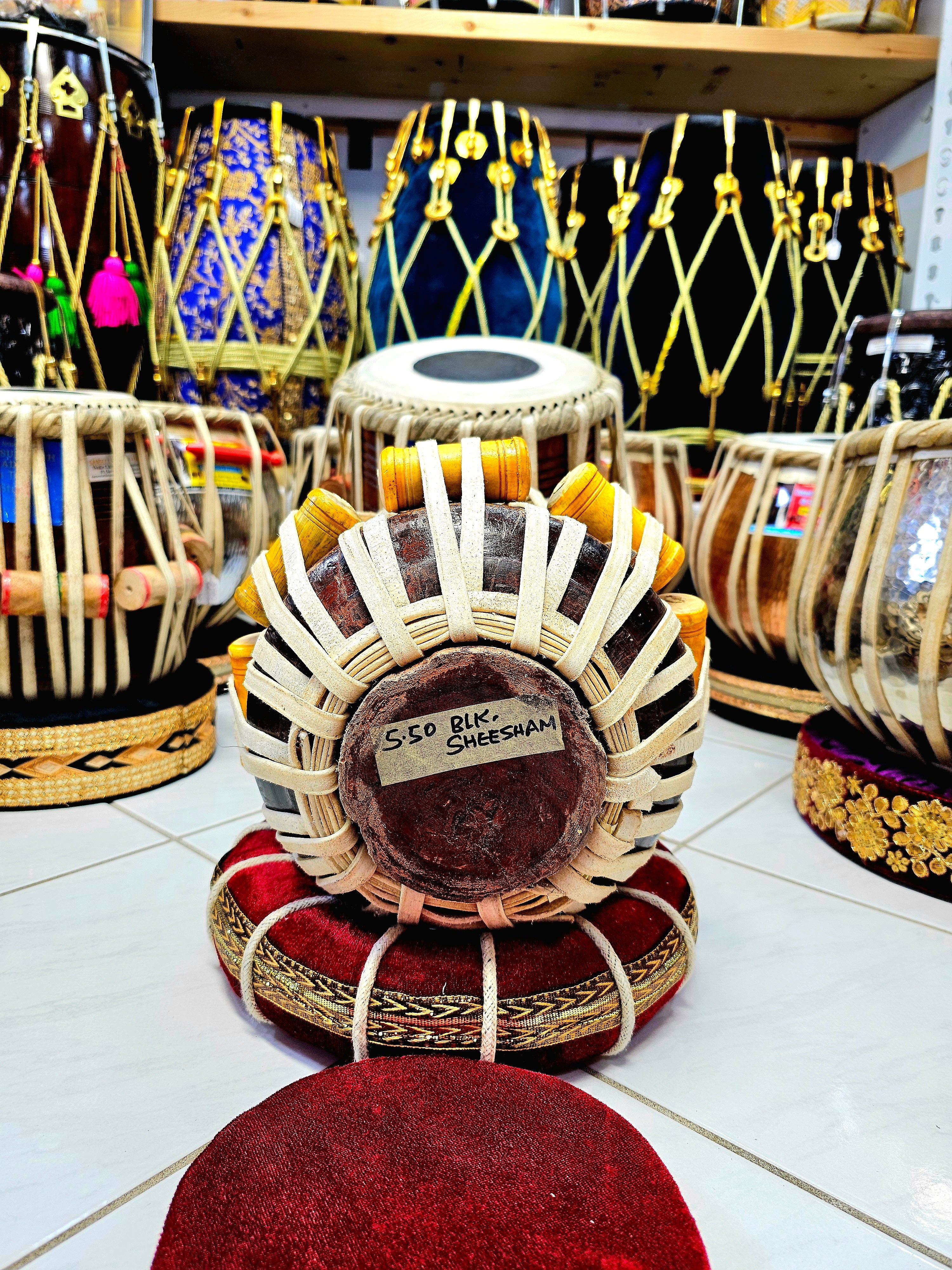 Midnight Harmony Dayan: 5.5" Black Sheesham Qasim Head A/A#/B Dayan *Minor Cosmetic Defects *Gently Used - Image 7