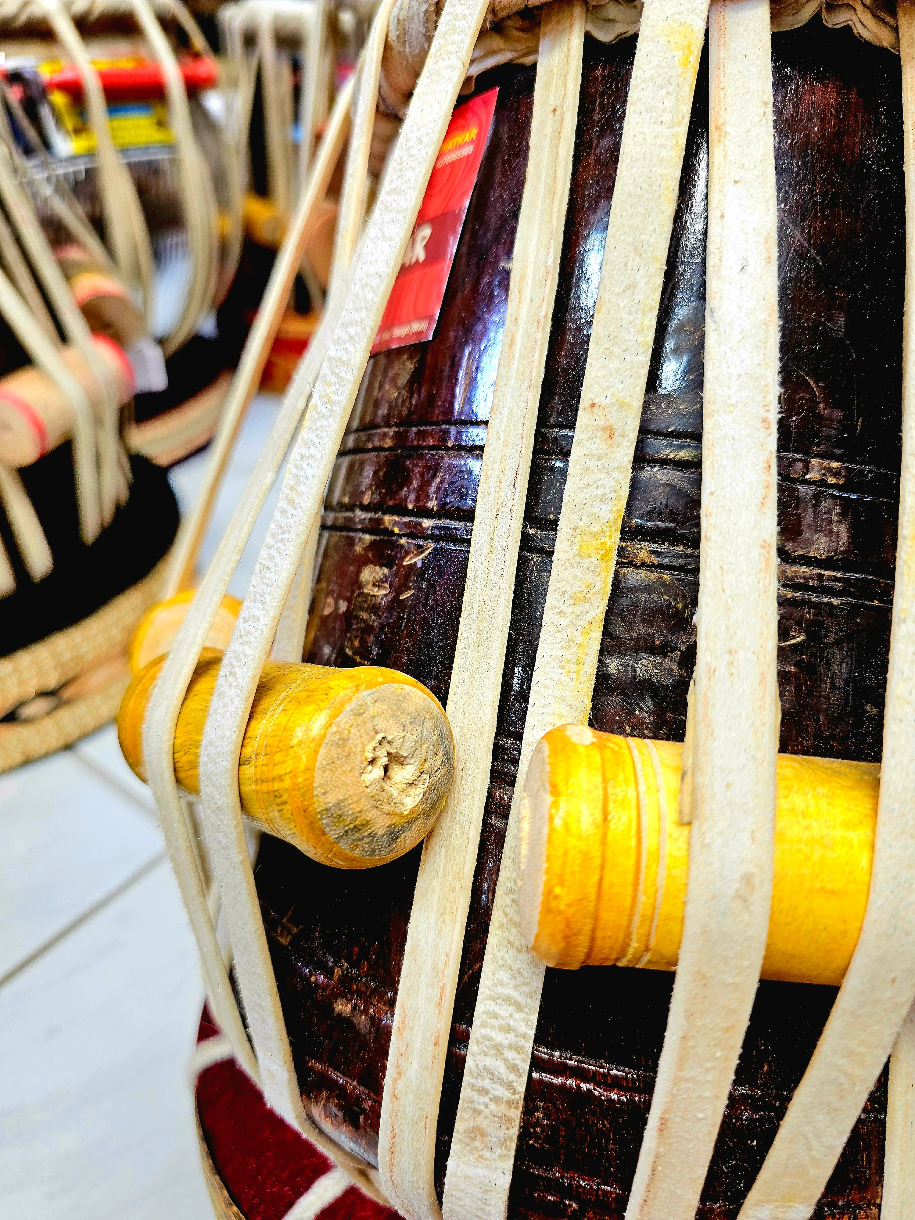 Midnight Harmony Dayan: 5.5" Black Sheesham Qasim Head A/A#/B Dayan *Minor Cosmetic Defects *Gently Used - Image 8