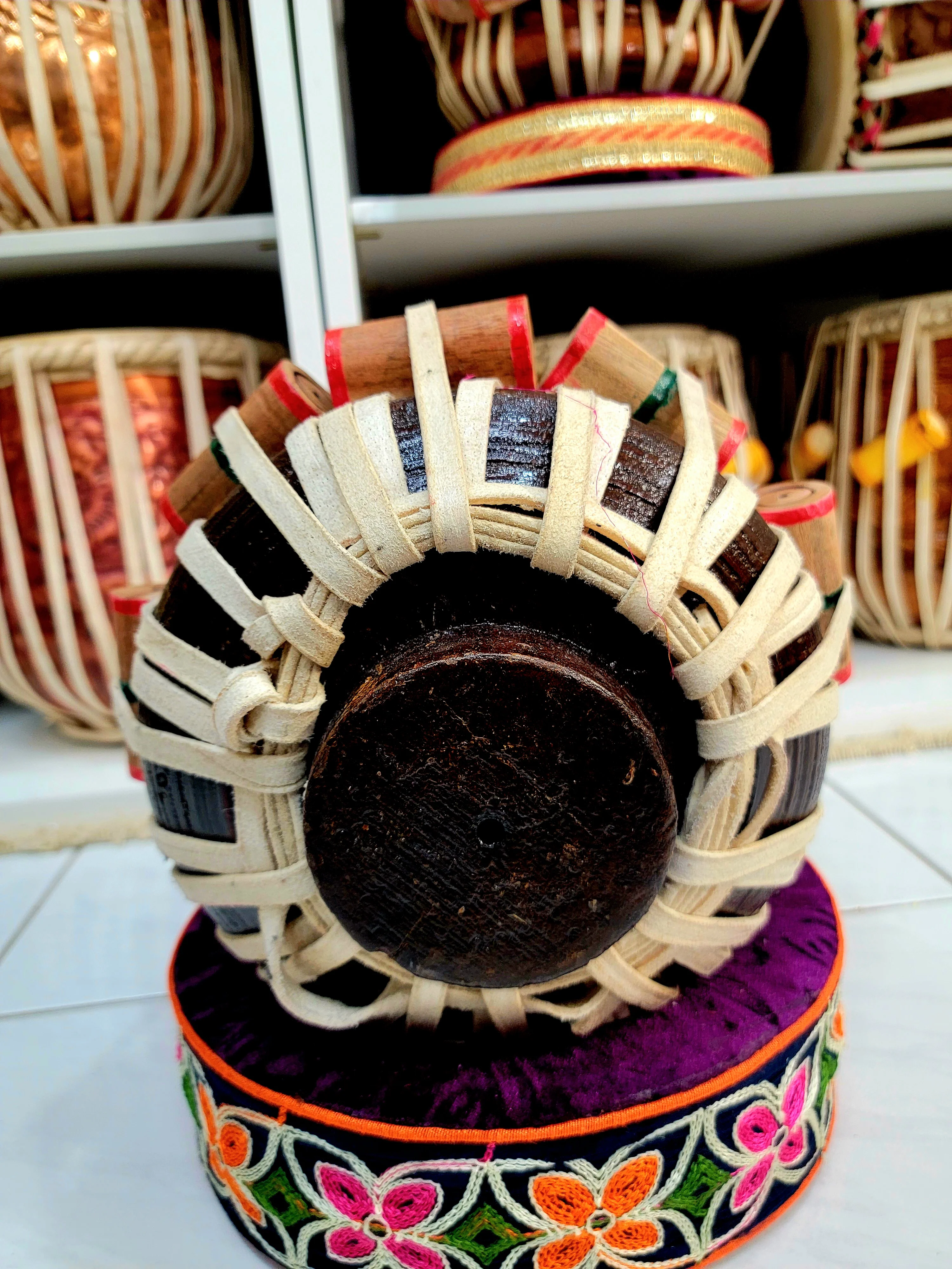 Mukta Das Heavyweight Red Sheesham Classical Tabla Dayan (6.0" - A#/B/C) - Image 4