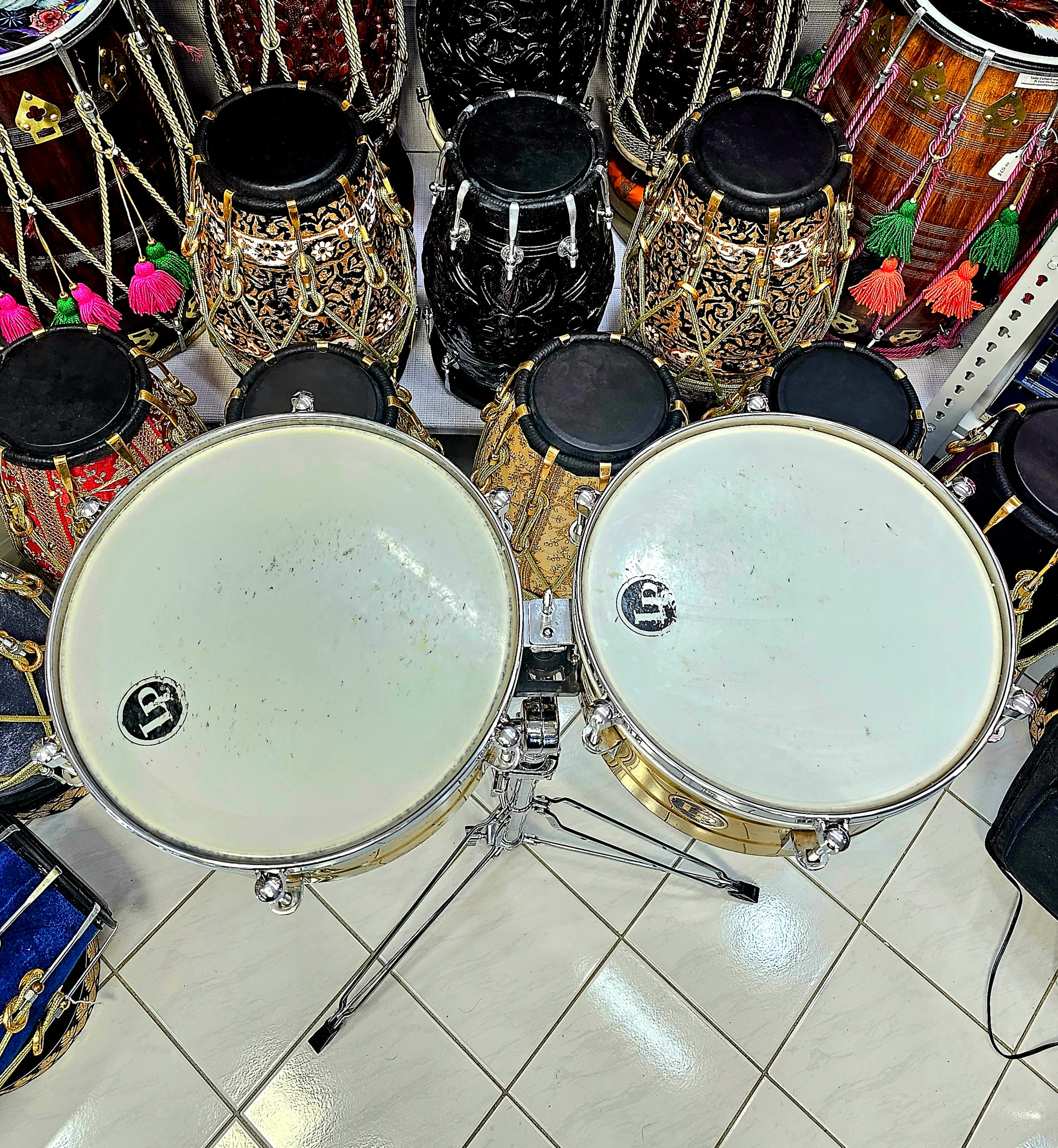 Radiant Rhythms: LP Golden Brass Timbales - Illuminate Your Percussive Performance - Image 5