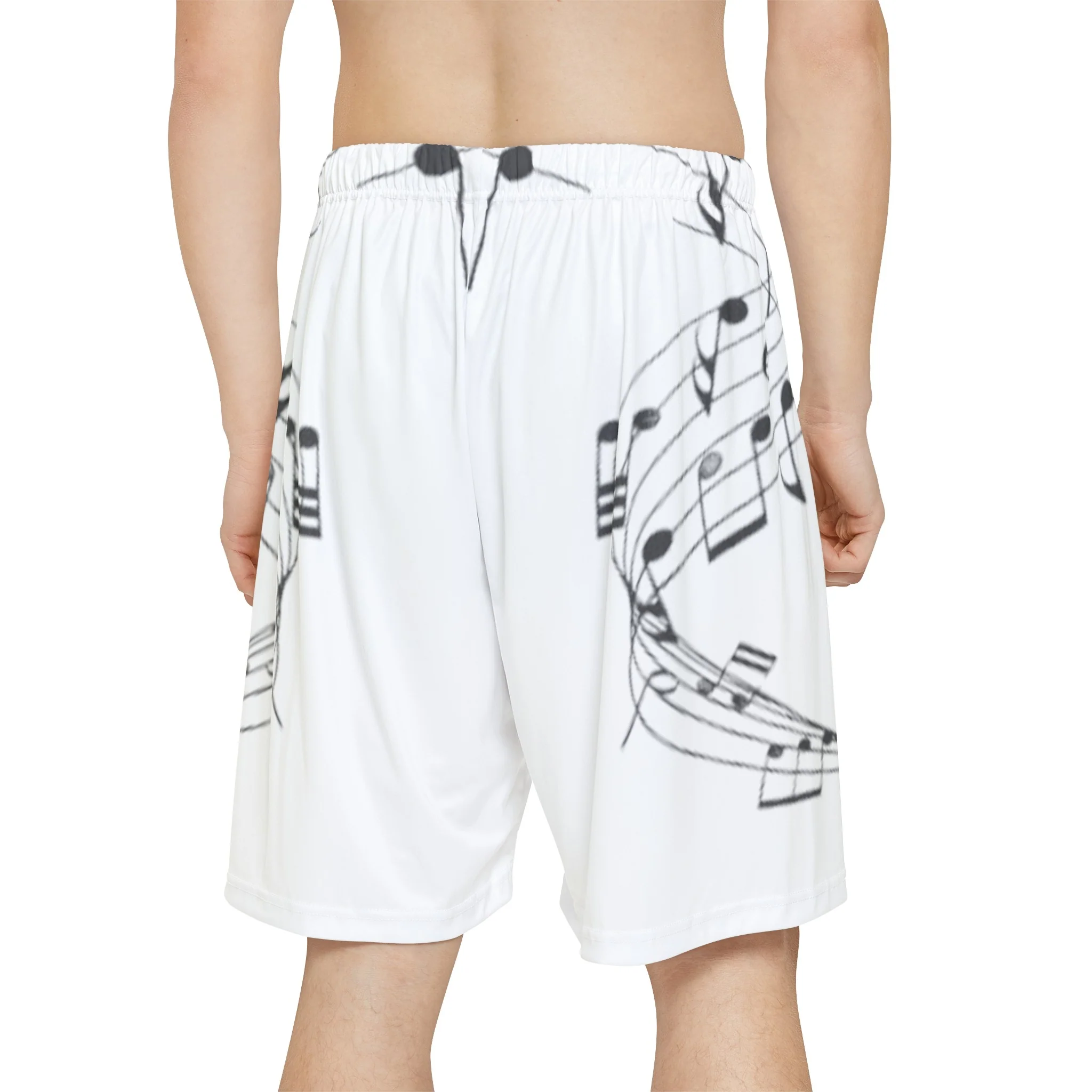 Rhythmic Groove Music Note Sport Shorts - Image 4