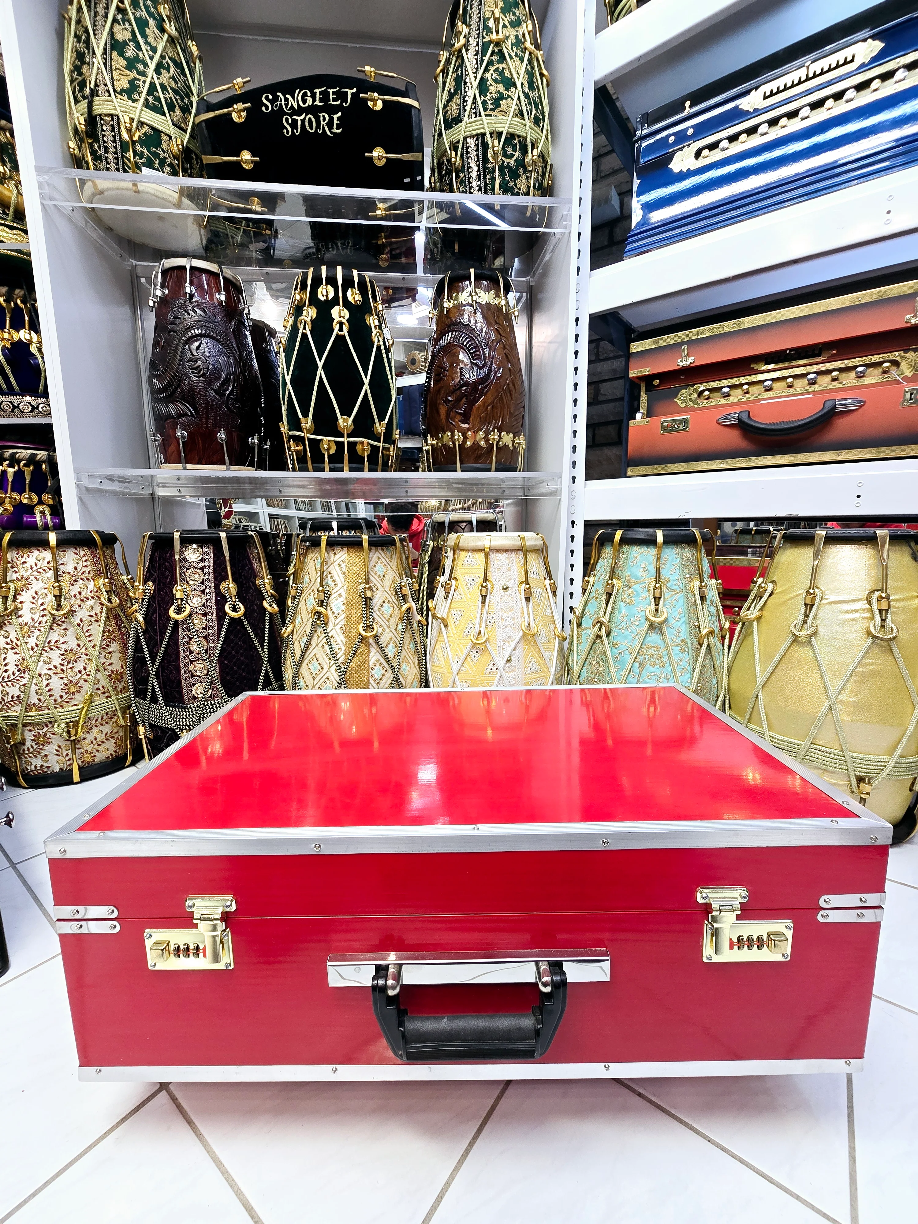 Ruby Param Traveller Harmonium – 2-Reed, Coupler (Minor Cosmetic Defects) - Image 10