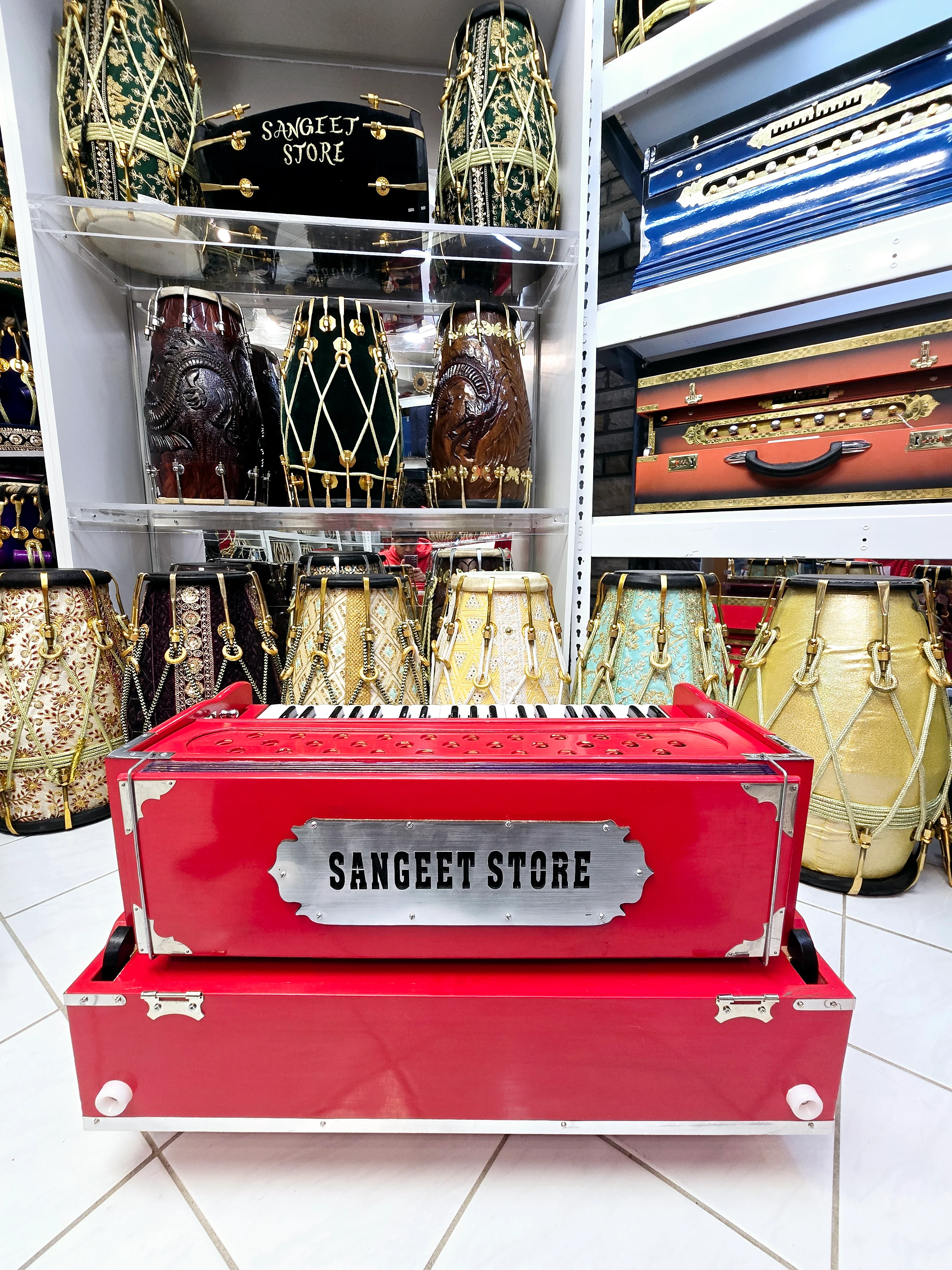 Ruby Param Traveller Harmonium – 2-Reed, Coupler (Minor Cosmetic Defects) - Image 6