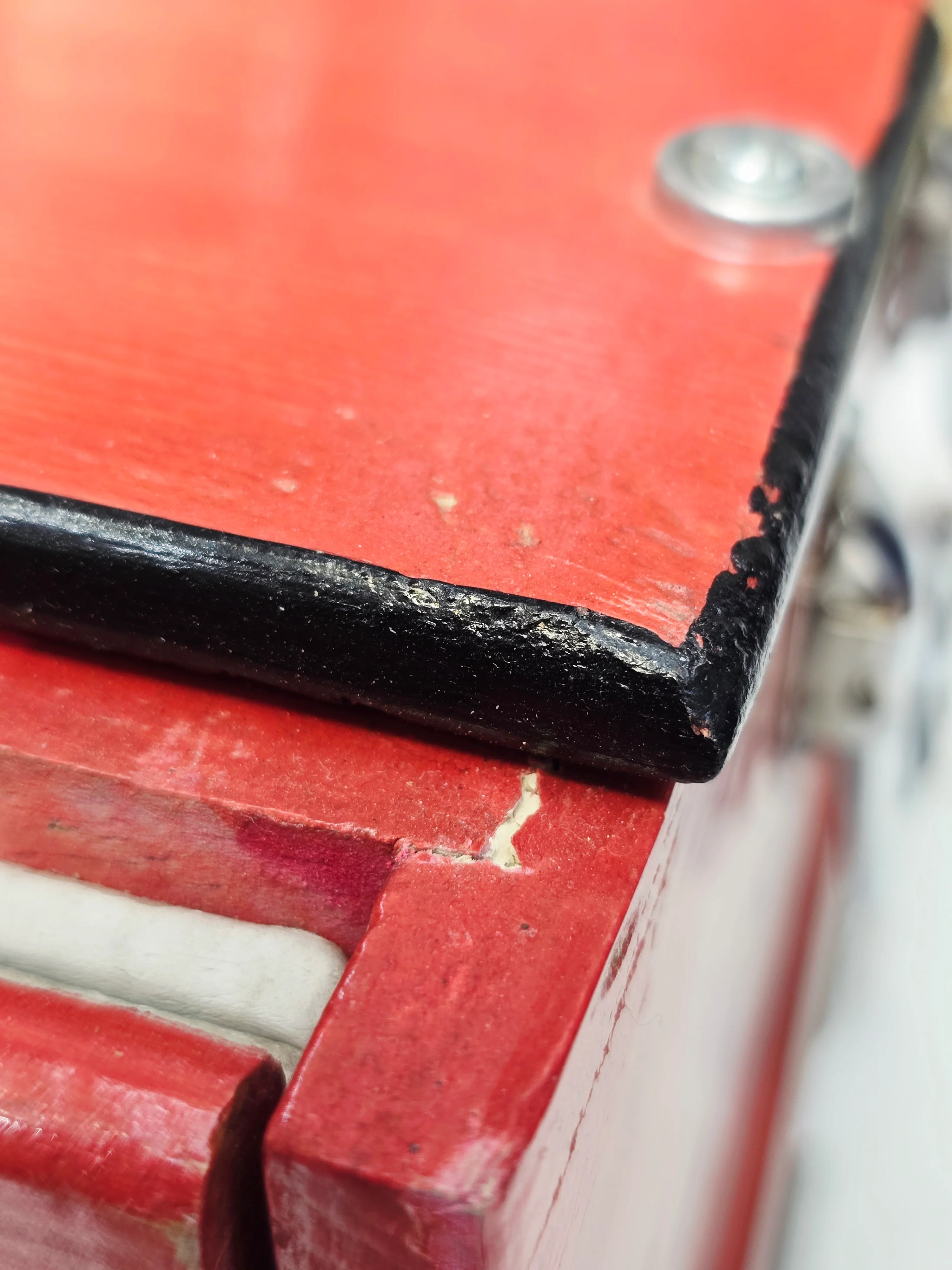 Sunset Serenade: Red-Orange Toddler Harmonium *Cosmetic Defects + Space between keys - Image 10