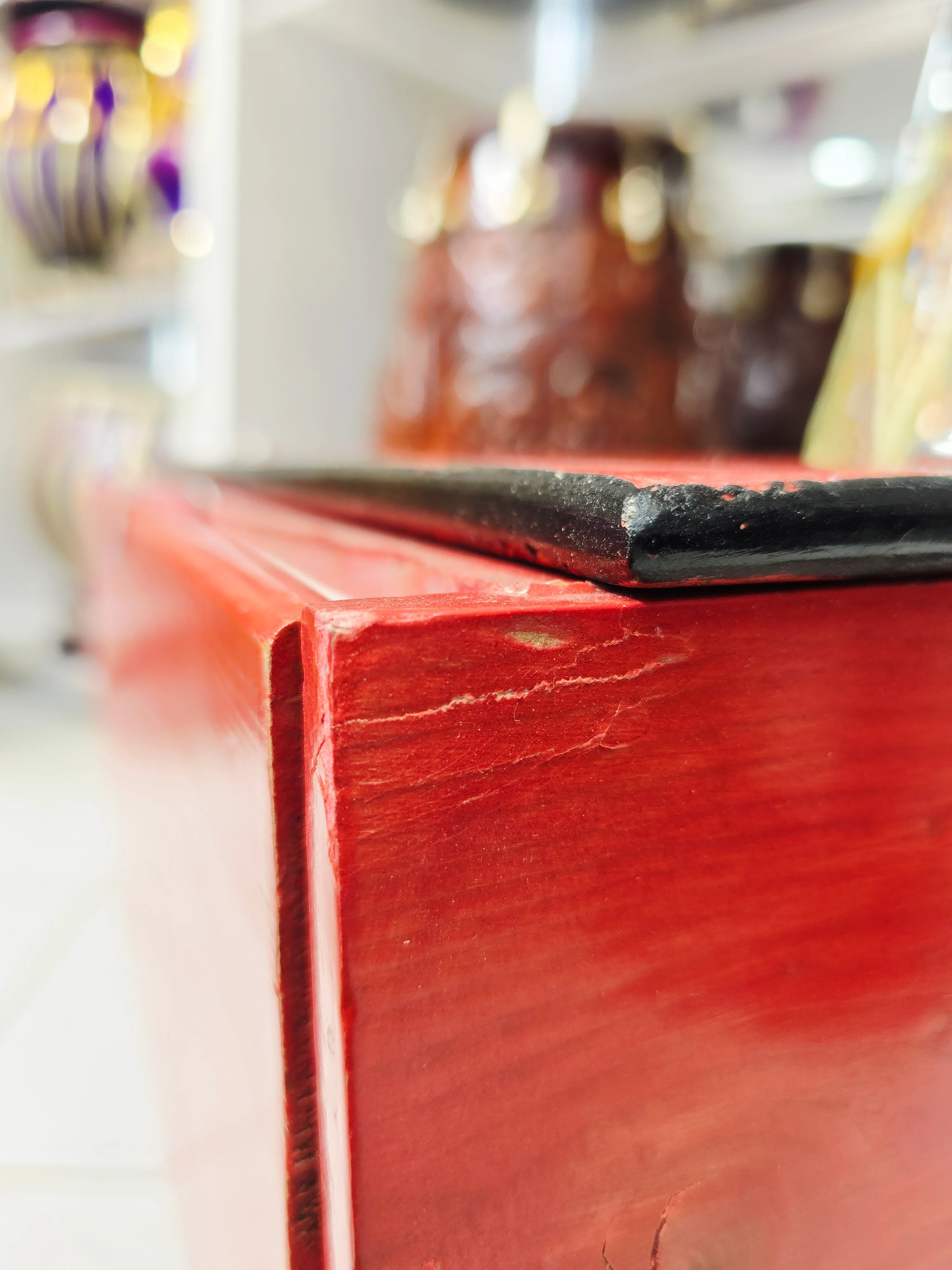 Sunset Serenade: Red-Orange Toddler Harmonium *Cosmetic Defects + Space between keys - Image 11