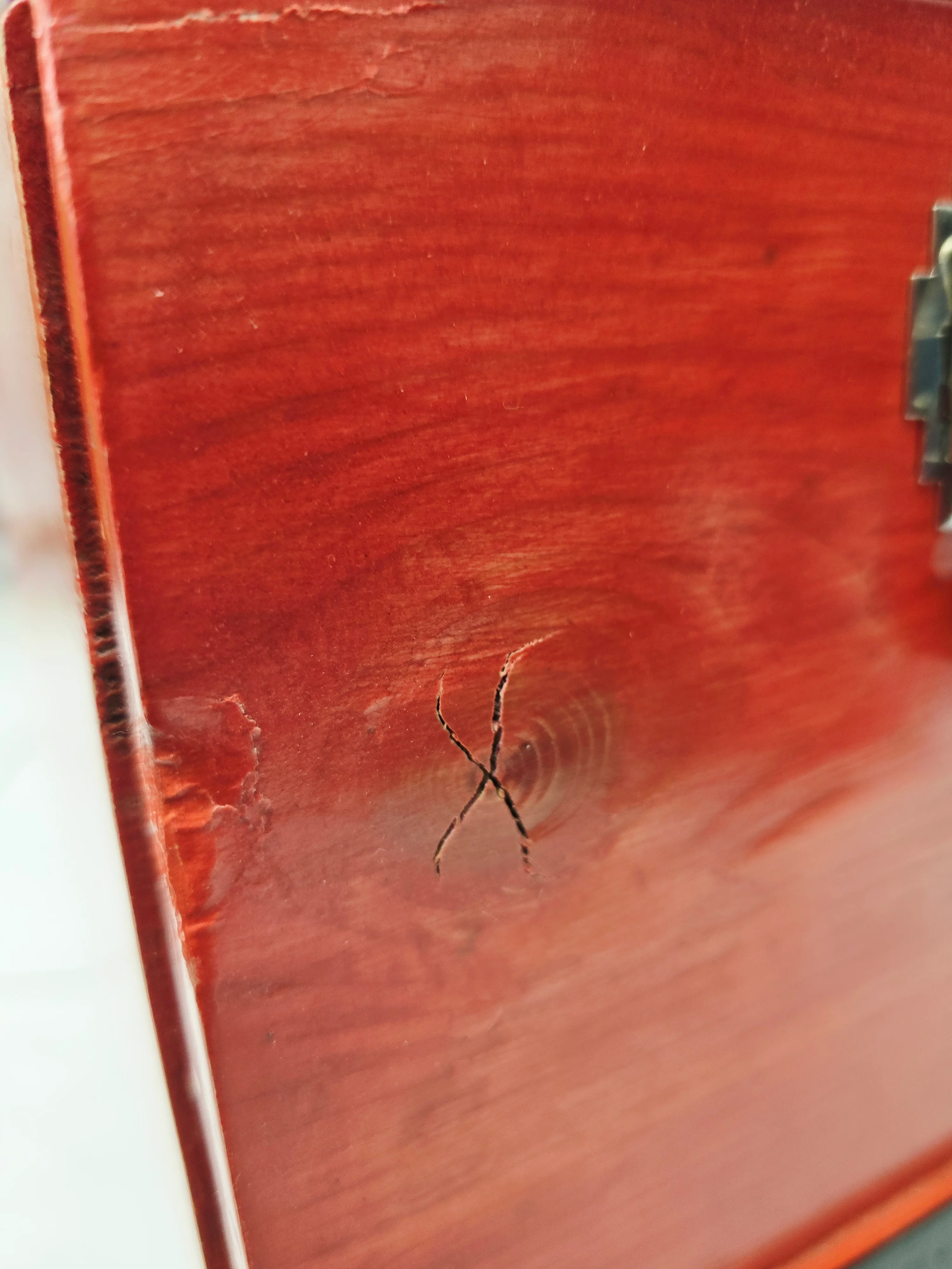 Sunset Serenade: Red-Orange Toddler Harmonium *Cosmetic Defects + Space between keys - Image 12