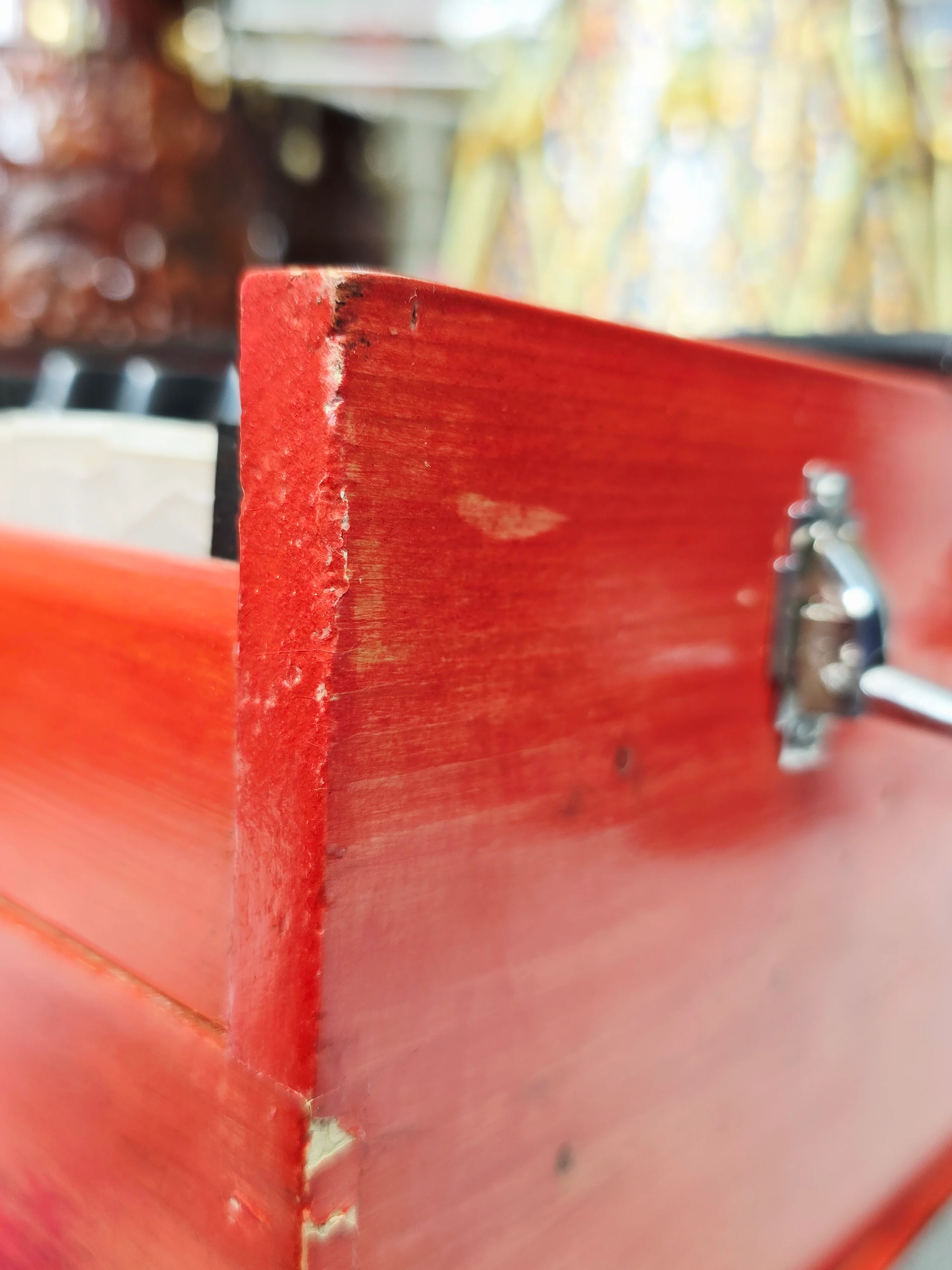 Sunset Serenade: Red-Orange Toddler Harmonium *Cosmetic Defects + Space between keys - Image 15