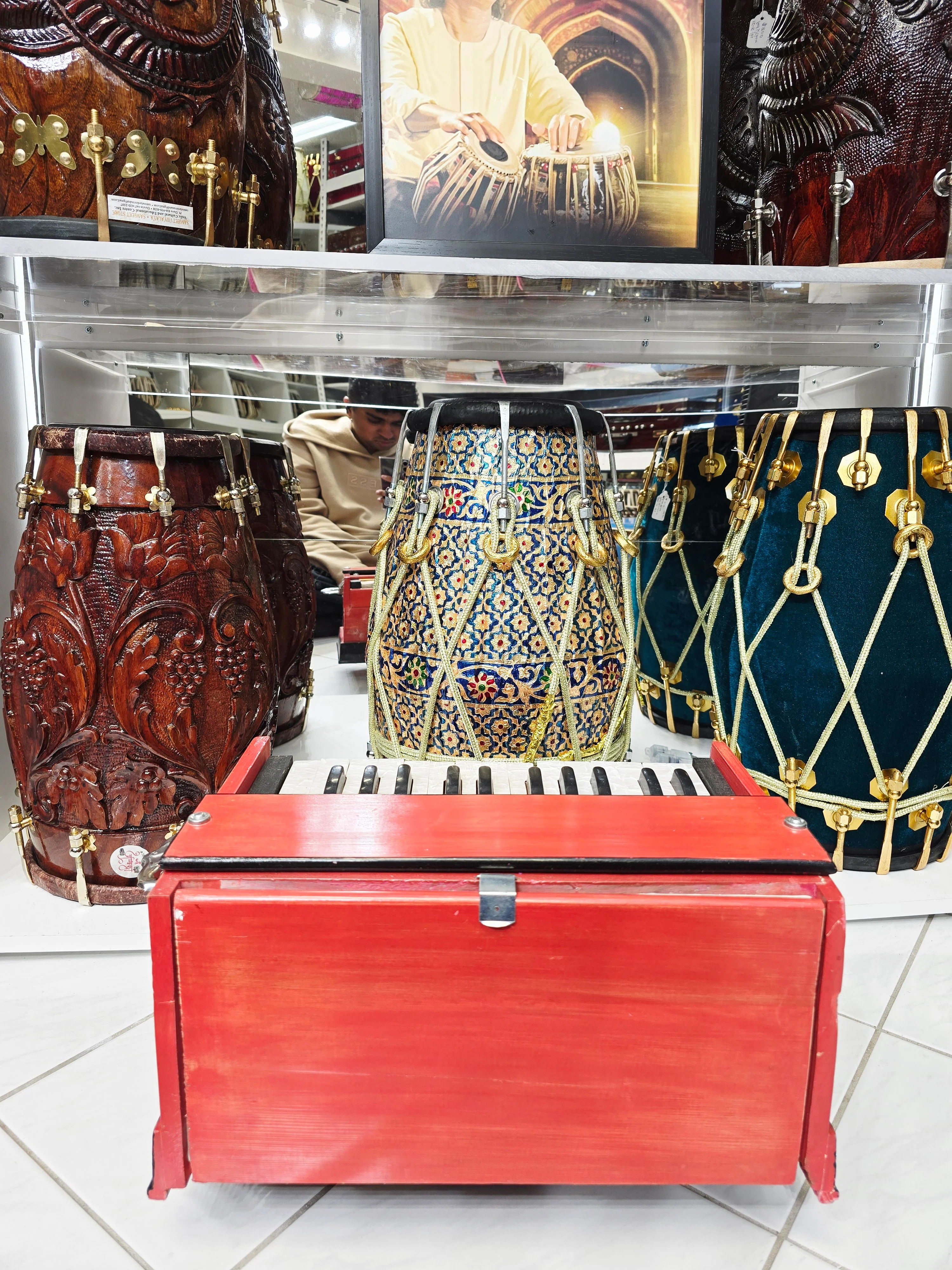 Sunset Serenade: Red-Orange Toddler Harmonium *Cosmetic Defects + Space between keys - Image 6