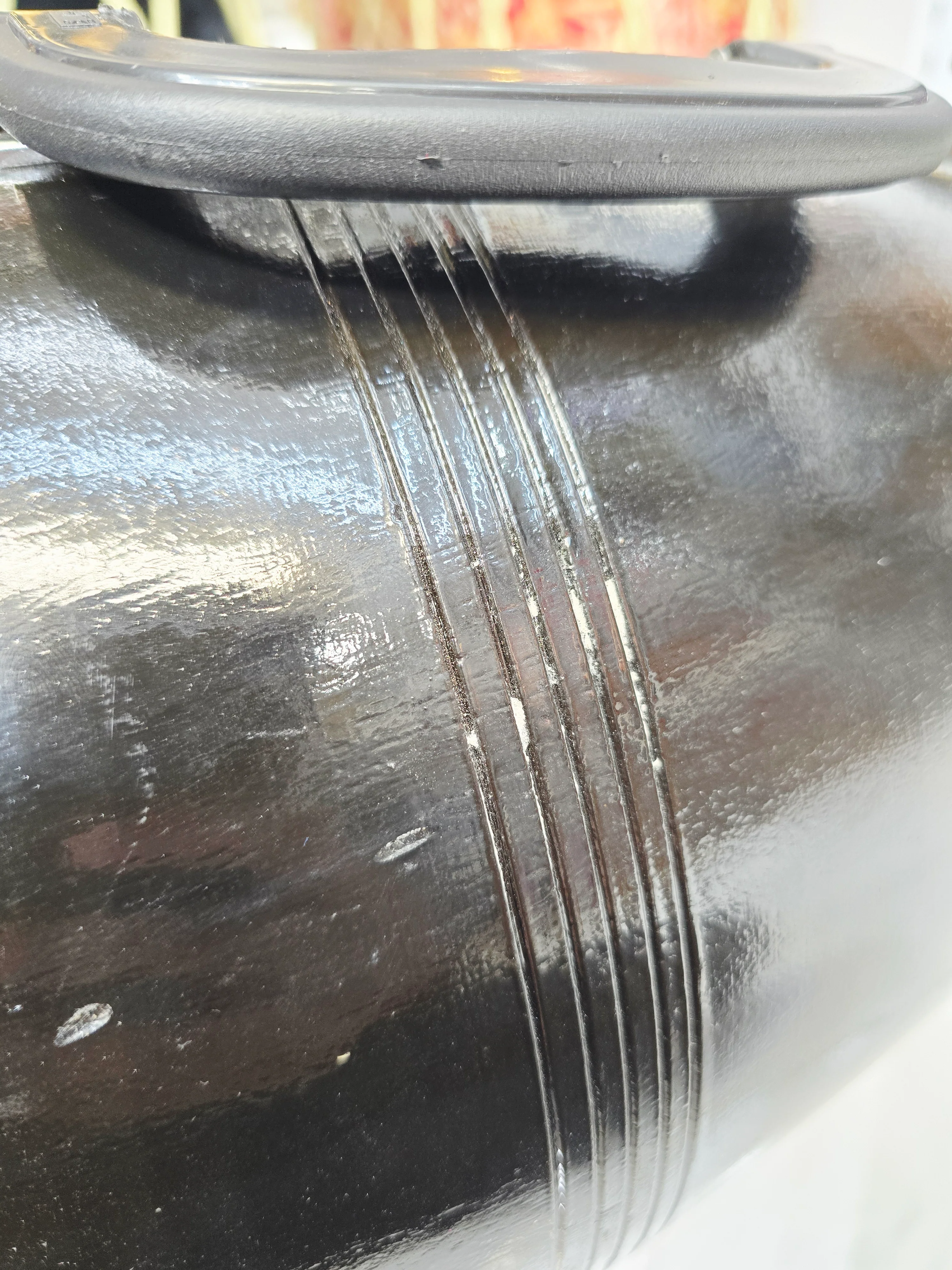 The Onyx Sonic Dholak - A Black Professional Red Sheesham Dholak with Chrome Bolts, Metal Rings and a Handle! Adj for Expedited shipping - Image 6